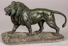 lion by Paul Delabrierre, patinated bronze, sold Dec 2020