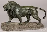 lion by Paul Delabrierre, patinated bronze, sold Dec 2020