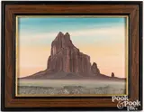 Untitled by Juan Nakai, gouache on paper, sold Oct 2020