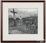 illustration by Alan Stephens Foster, gouache on paper, sold Oct 2020