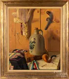 still life by Frederick Thompson, oil on canvas, sold Oct 2020