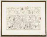 Toonerville Folks cartoon strip by Fontaine Talbot Fox, ink, sold Oct 2020