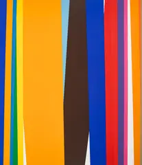 Untitled (Vertical Composition) by Jay Rosenblum, screenprint on BFK Rives paper, sold Jun 2021