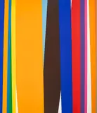 Untitled (Vertical Composition) by Jay Rosenblum, screenprint on BFK Rives paper, sold Jun 2021