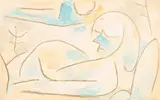 Sommeil d'Hiver by Paul Klee, 1938, lithograph on wove paper, sold Jun 2021
