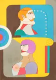 Exit by Richard Lindner, 1970, screenprint, sold Jun 2021