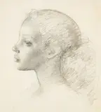 Mercedes by Clara Klinghoffer, graphite on Superfine Linen Record paper, sold Jul 2021