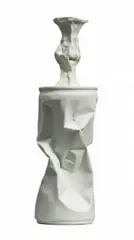 Forgotten Foundation by Ricky Swallow, 2002, pigmented urethane resin multiple comprised of two components, sold Nov 2011