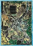 Yellow Journal by Frank Stella, 1982, colour offset lithograph, sold Nov 2011