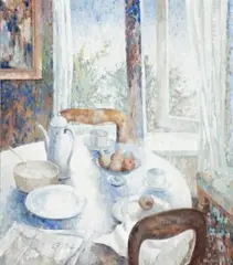 After Breakfast Southern Highlands by Jean Appleton, oil on canvas, offered Nov 2011