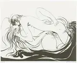 Lovers by Brett Whiteley, 1975, colour screenprint, sold Nov 2011