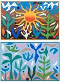 The Seasons by John Coburn, 1988, nine colour screenprints with title page in presentation Solander box (i) SUMMER, 1988 (ii) AUTUMN, 1988 (iii) WINTER, 1, sold Nov 2011
