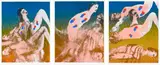 Inferno I by Sidney Nolan, colour screenprints, offered Nov 2011