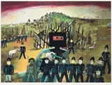 Glenrowan by Sidney Nolan, 1970-71, colour screenprint, sold Nov 2011