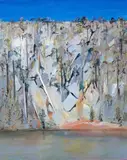 Shoalhaven Riverbank by Arthur Boyd, c.1985, oil on canvas, offered Aug 2008
