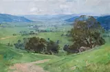 Green Valley by Arthur Streeton, c.1929-30, oil on canvas, sold Aug 2008
