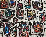 Party Fog by David Larwill, 2003, oil on canvas, offered Aug 2008