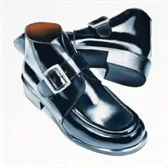 Buckle Loafer (Small) by Michael Zavros, 2001, oil on board, sold Aug 2008