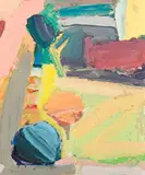 Carlton Gardens by Ben Quilty, 2003, oil on canvas, sold Aug 2008