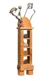 The Penthouse by Anthony Pryor, 1985-86, huon pine, stone, brass, stainless steel and copper, offered Aug 2008