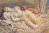 Fishermans Daughter by Arthur Murch, oil on canvas on board, offered Aug 2008
