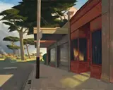 Afternoon By The Sea by Rick Amor, 2005, oil on canvas, sold Nov 2008