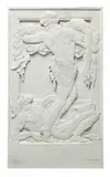 Hercules, Deianira And Achelous by Raynor Hoff, 1920, plaster relief sculpture, sold Nov 2008