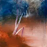 Swamp Landscape by Sidney Nolan, 1964, cipolin on composition board, offered Nov 2008