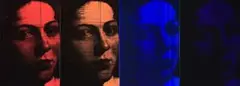 Untitled by Lindy Lee, 1999, photocopy, acrylic and oil wax on card (four panels), sold Nov 2008