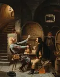 In Cellar Cool by Louis Tannert, oil on canvas, offered Nov 2008