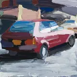 Australian Landscape #2 – Colt by Ben Quilty, 2005, oil on canvas, sold Apr 2009