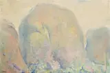 The Olgas, The Ddhing by Lloyd Rees, 1977, oil on canvas, sold Apr 2009
