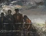 Whither Going by Ivor Francis, 1939, oil on canvas on board, sold Apr 2009