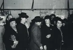 The Meat Queue by Max Dupain, 1946, silver gelatin photograph, sold Apr 2009