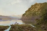 River Derwent, Tasmania by William Piguenit, oil on canvas, sold Apr 2009