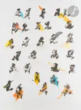 Longue suite de pensées by Aline Gagnaire, 1996, Acrylique et collage sur toile, sold Apr 2024