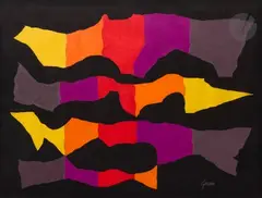 Saint-Jean d'Été by Léon Gishia, Gouache, sold Apr 2024