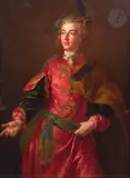 Portrait présumé du prince Constantin Sobieski by François de Troy, 1680, Toile, sold Mar 2024