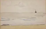 Navire près de la côte by Albert Marquet, Aquarelle, sold Sep 2019