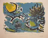 Paysage by Antonio Guansé, 1959, Lithographie, épreuve d'artiste, sold Sep 2019
