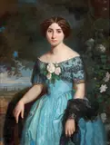 Sans titre by Gabriel Durand, 1847, Pastel signé et daté, sold Oct 2016