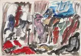 Scène animée by Charles Dufresne, Gouache, sold Oct 2016