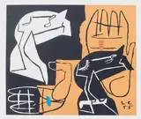 Sans titre by Le Corbusier, 1955, Lithographie en couleur signée et annotée «épreuve d'artiste», sold Jun 2016