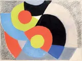 Rythme Couleur by Sonia Delaunay, 1960, Gouache, aquarelle et fusain, sold Jun 2016
