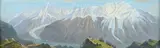 A la Flégère by Jean Dubois, Gouache sur trait gravé, sold Apr 2016