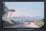 V di Napoli dalla strada nuova del campo by Gustavo Scoppa, Gouache, sold Mar 2016