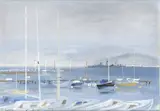 Marine by Bernadette Sers, Aquarelle signée en bas à gauche, sold Apr 2022