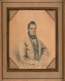 Portrait d'homme en redingote by Jean-Baptiste Isabey, 1836, Crayon noir, sold Nov 2023