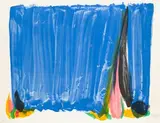 Signe paysage Loire by Olivier Debré, 1992, Lithographie signée en bas à droite et justifiée XXXXIX/L, sold Nov 2023