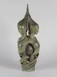 Convergence harmonique by Isabelle Jeandot, 2009, Épreuve en bronze à patine verte, sold Nov 2023